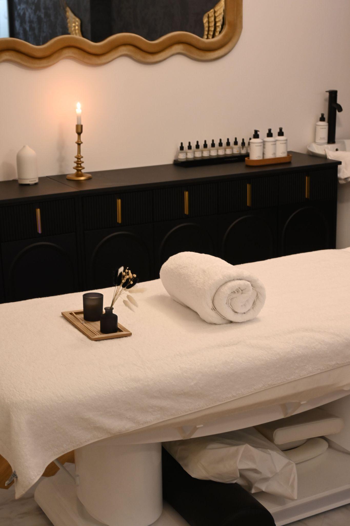 Empty massage room