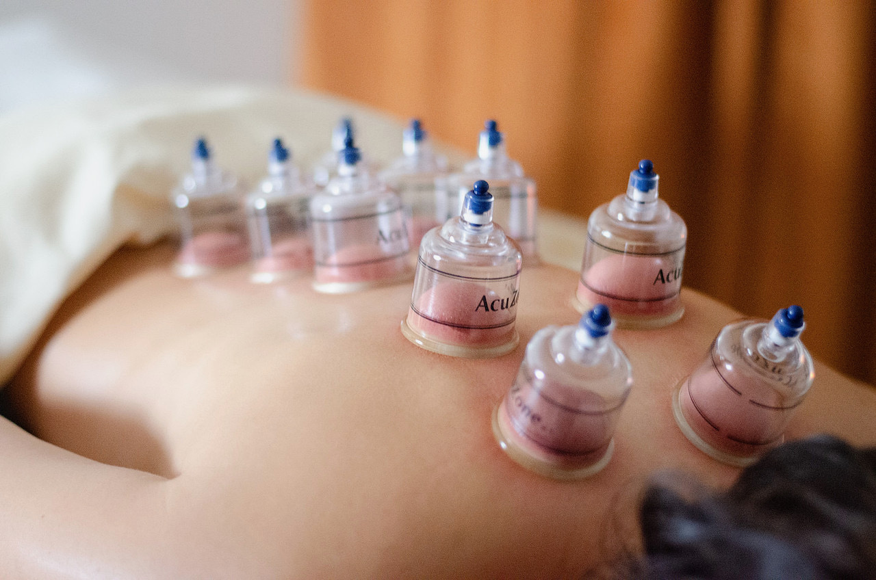 Therapeutic massage treatment at the studio