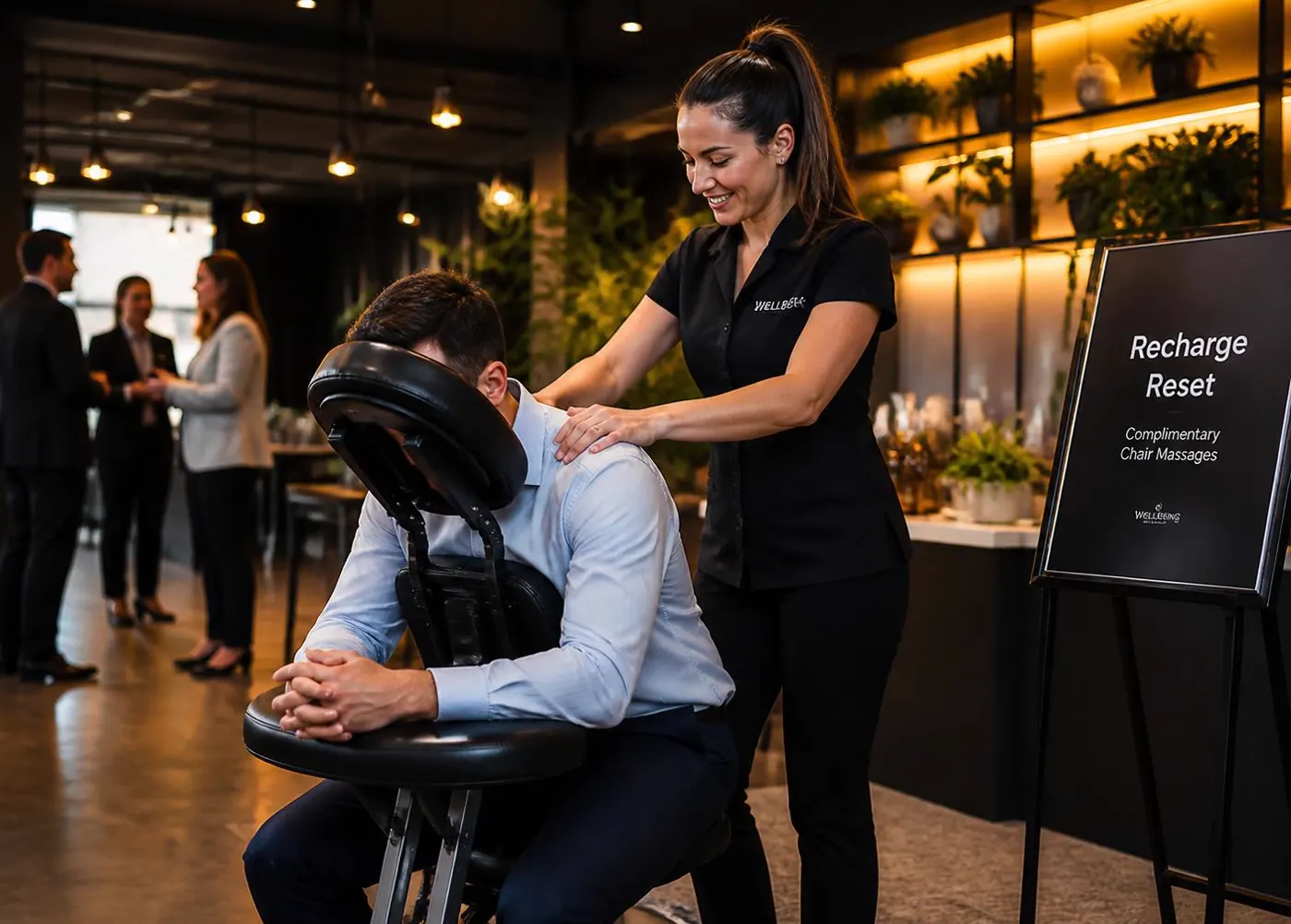 Chair Massage for Clovis clients