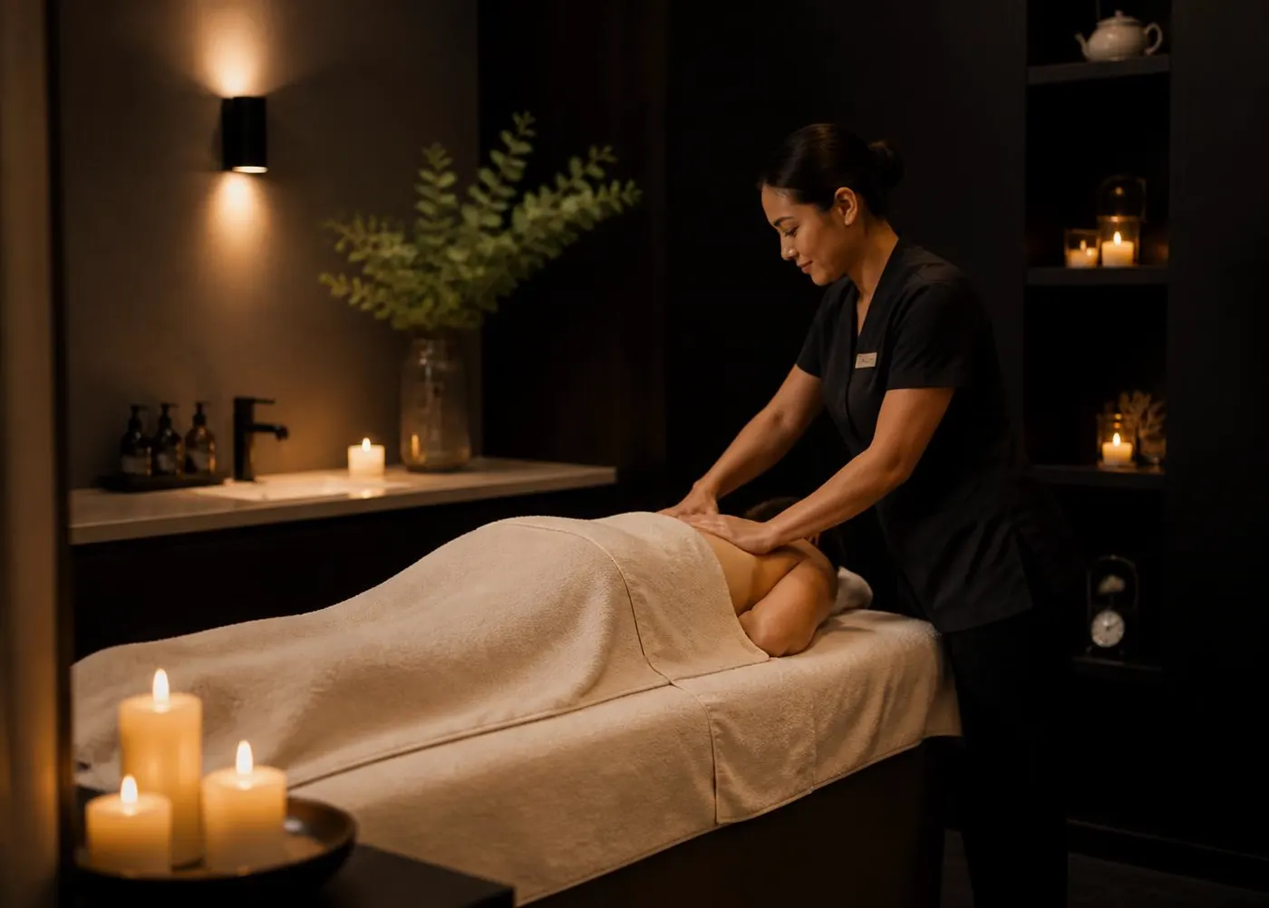 Signature massage for Fowler clients at Serenity Garden Massage